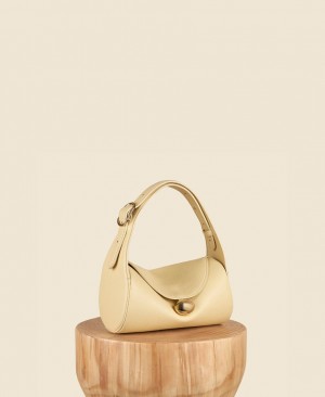 Cream Yellow Cafuné Drop Duffel Women's Shoulder Bags | RJA6818QK