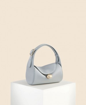 Grey Blue Cafuné Drop Duffel Women's Shoulder Bags | EHB3636JX