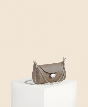 Grey Brown Cafuné Mini Drop Duffel Women's Shoulder Bags | THA6772IE