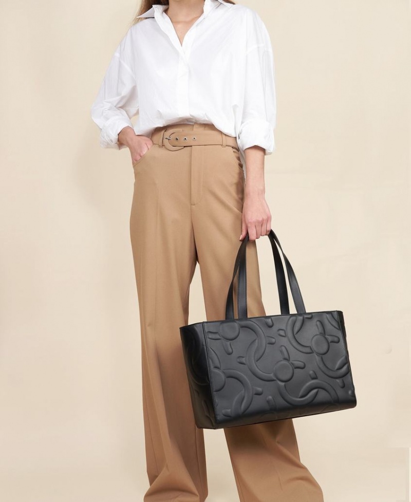 Black Cafuné C-Lock Women's Tote Bags | MOT7821WE