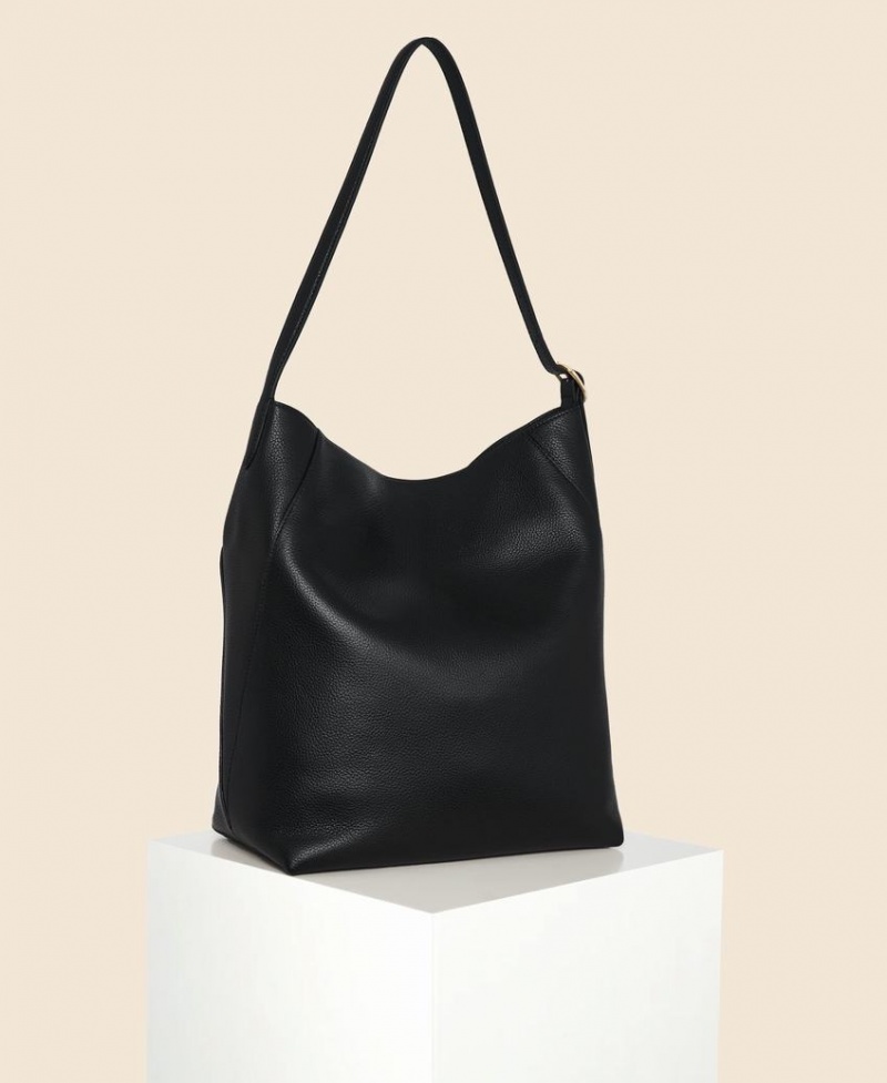 Black Cafuné Drop Hobo Women's Tote Bags | VXW6135GH