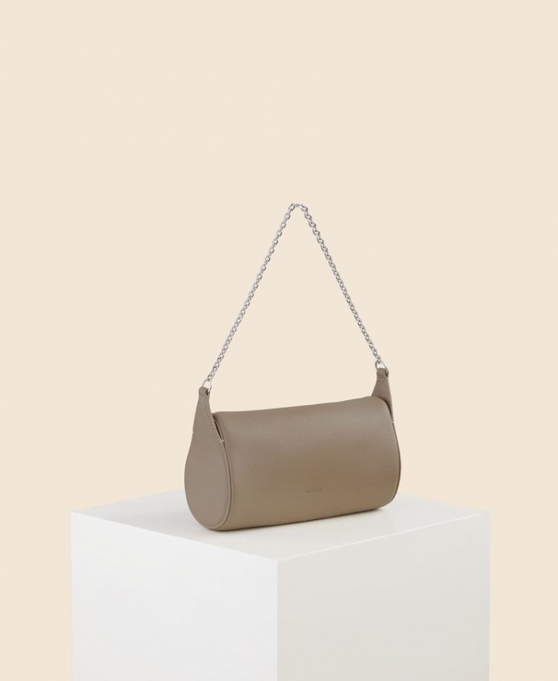 Grey Brown Cafuné Mini Drop Duffel Women's Shoulder Bags | THA6772IE