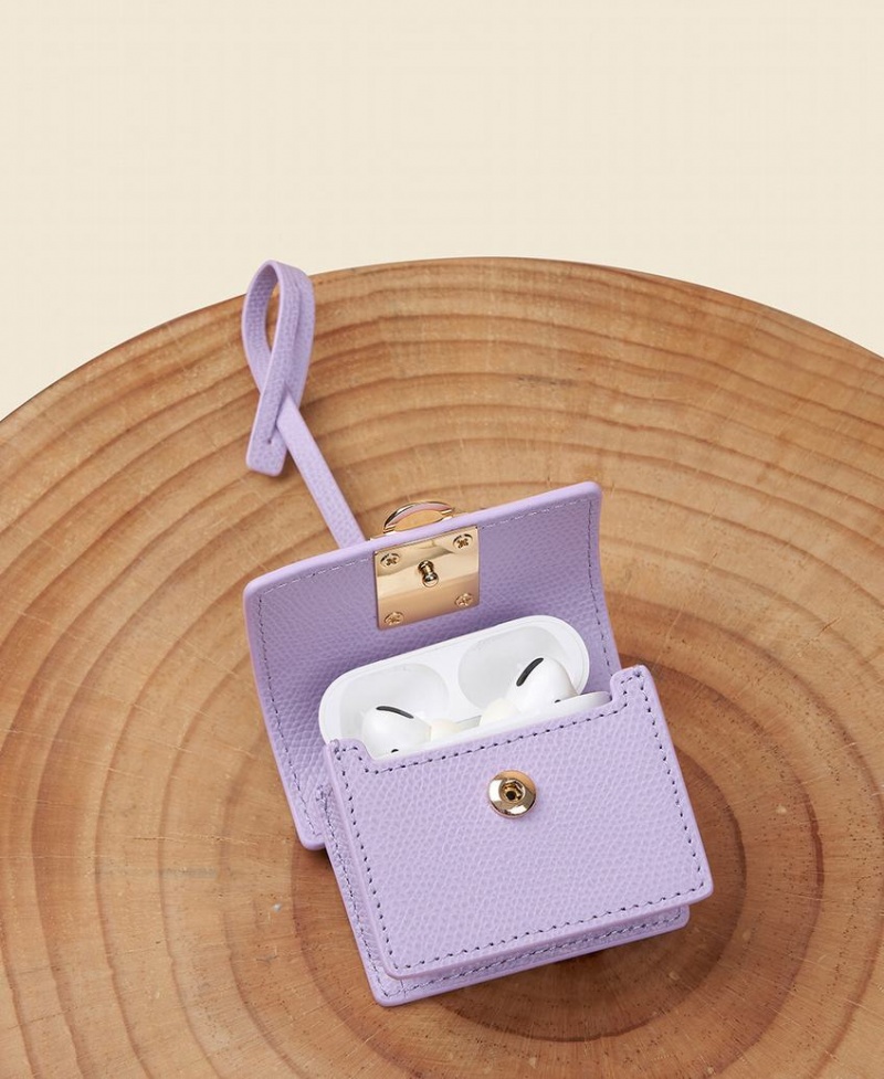 Purple Cafuné Stance Pod AirPods Case Women's Mini Bags | OSD9655WS